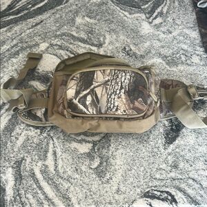 Remington Brown and Tan Belt Bag Compact Camouflage Design